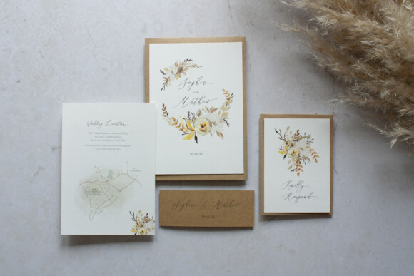 Eight ways to have eco-friendly wedding stationery Autumn Harvest