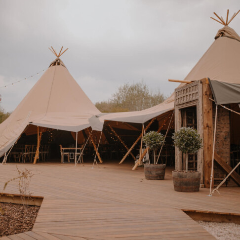 Royal Forest tipi wedding venue burton upon trent