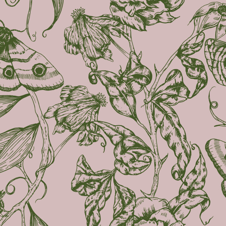Ellie-and-Liv_Ethereal-Dusk_Moth-and-Flower-Pink-and-Green-Pattern