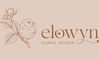 Nottinghamshire wedding florist rebrand by Ellie and Liv