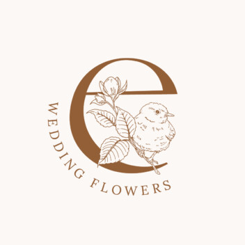 Nottinghamshire wedding florist rebrand by Ellie and Liv