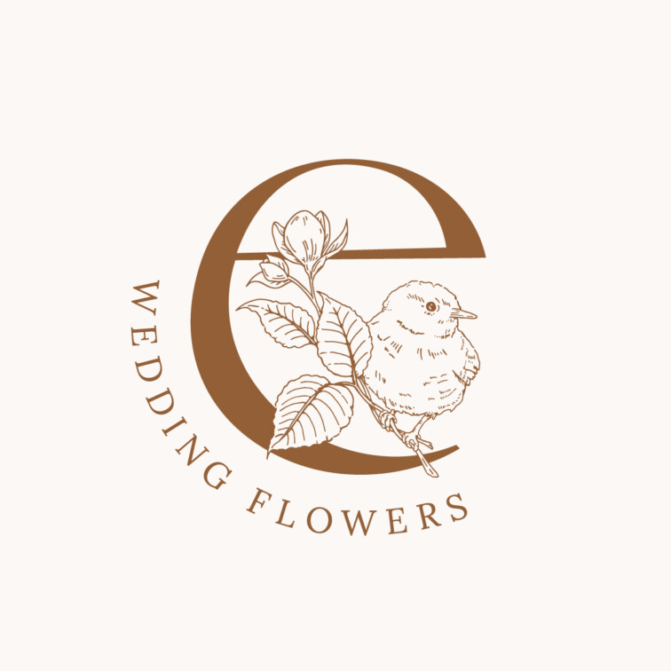 Nottinghamshire wedding florist rebrand by Ellie and Liv