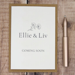 Ellie and Liv Birth Flower Card Coming Soon