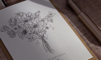 Birth flower cards and original art. Ellie and Liv Shop - Birth flower collection and small commissions