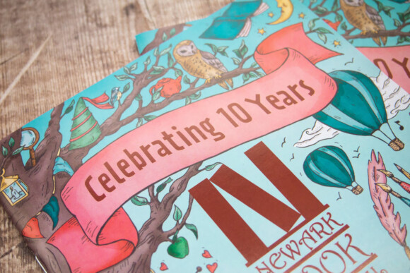 Newark Book Festival 10 year celebration brochure